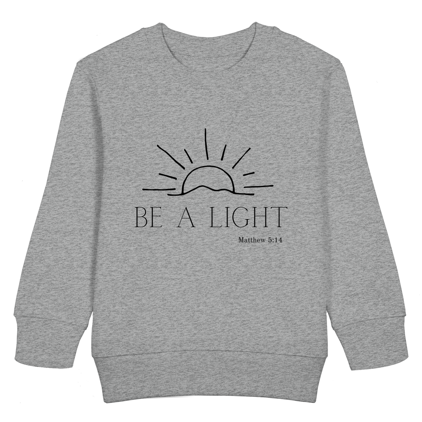 Be a light - Kids Basic Sweatshirt - wertvoll und geliebt 