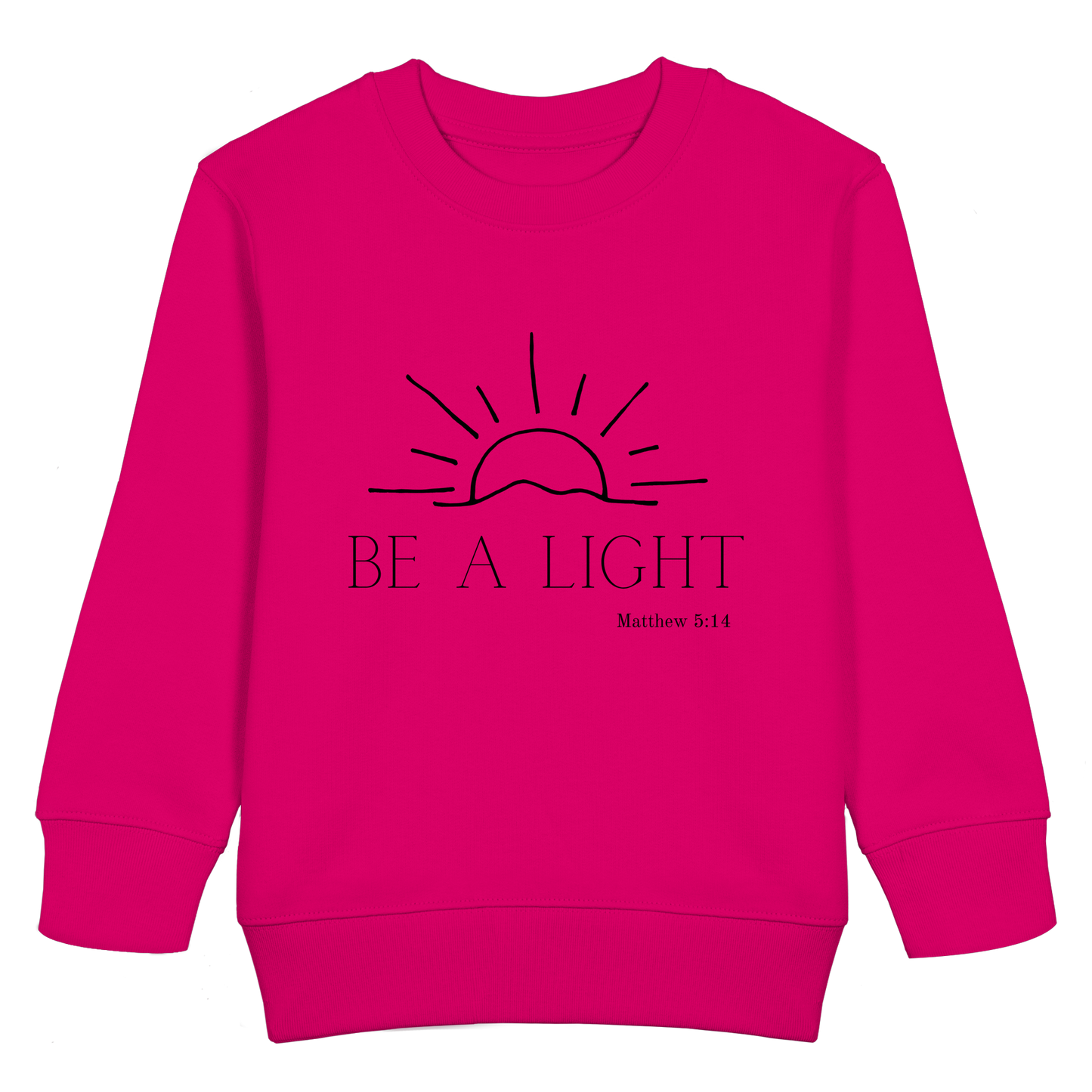 Be a light - Kids Basic Sweatshirt - wertvoll und geliebt 