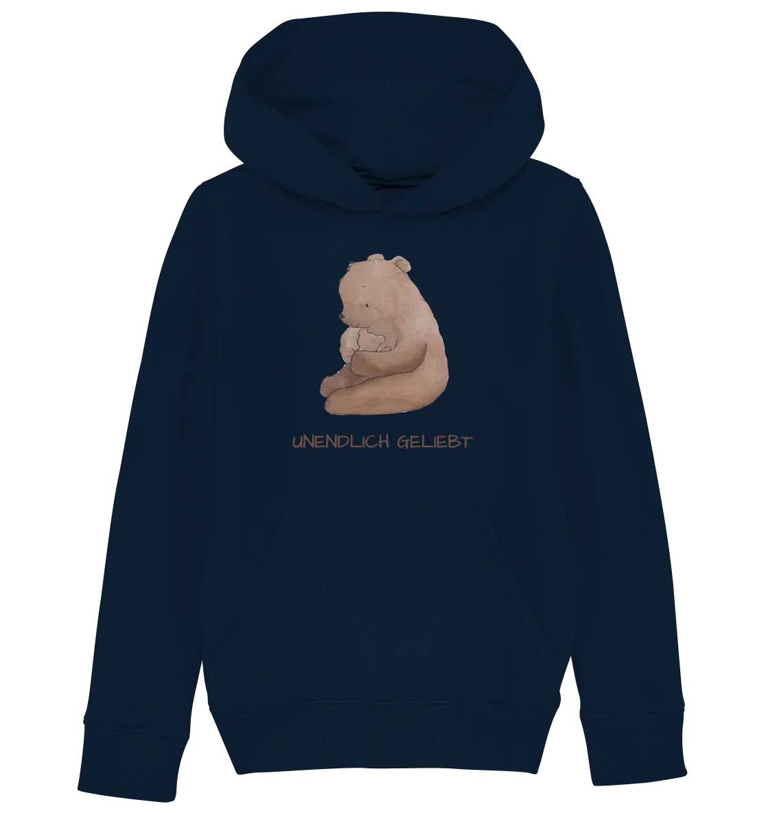 Unendlich geliebt - Kids Organic Hoodie - wertvoll und geliebt 