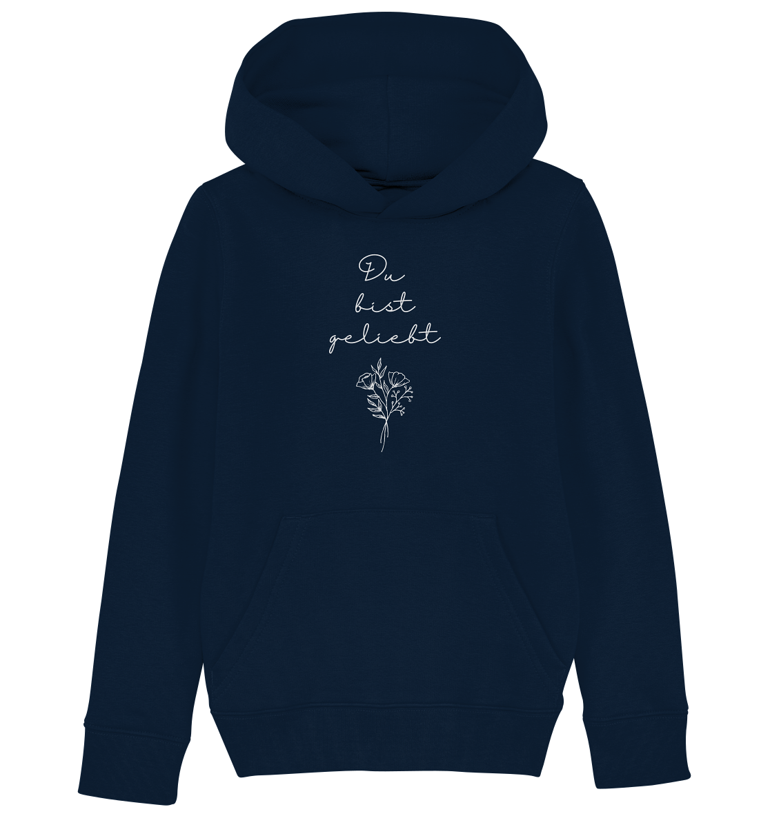 Du bist geliebt - Kids Organic Hoodie - wertvoll und geliebt 