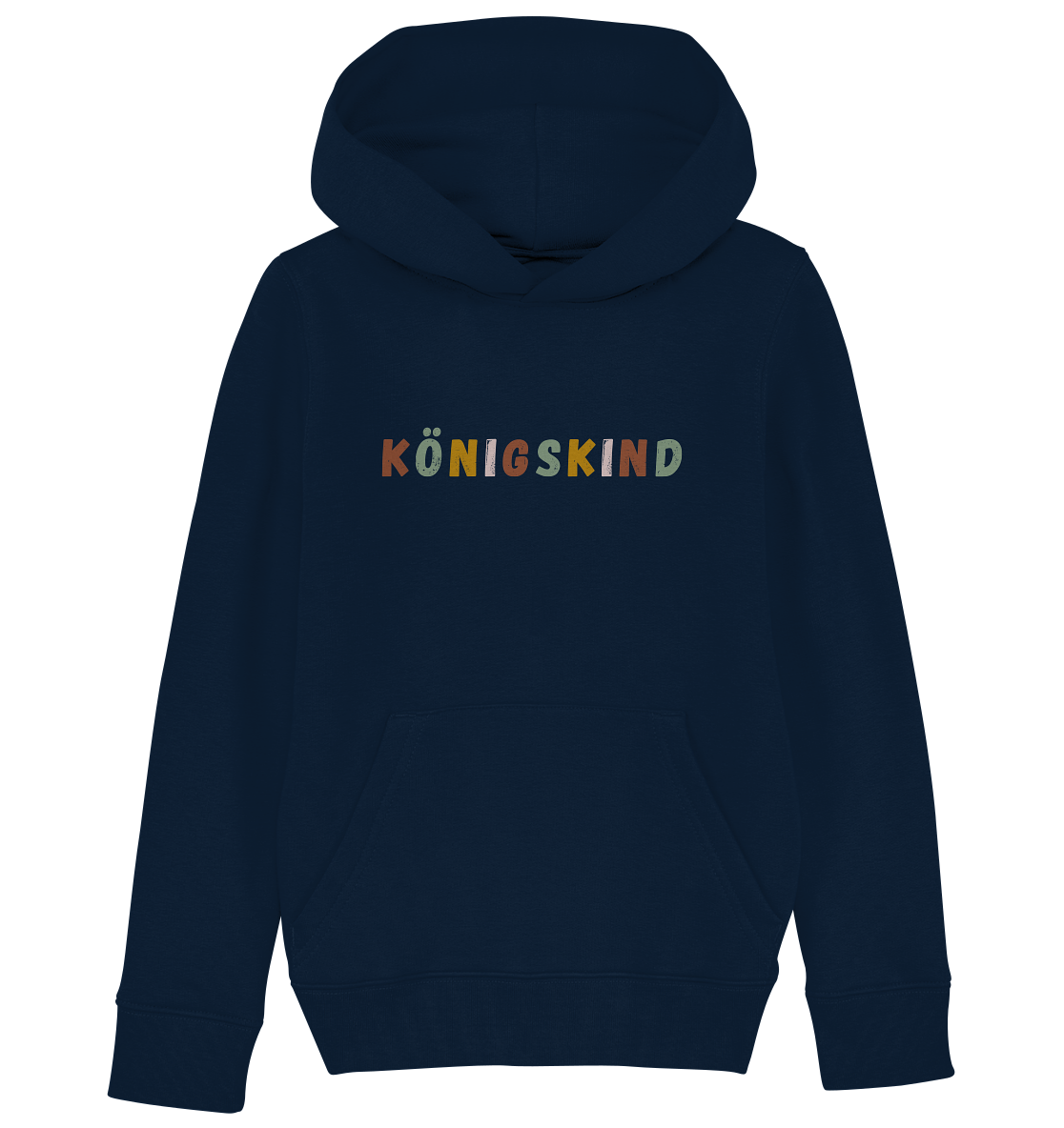 Königskind - Kids Organic Hoodie - wertvoll und geliebt 