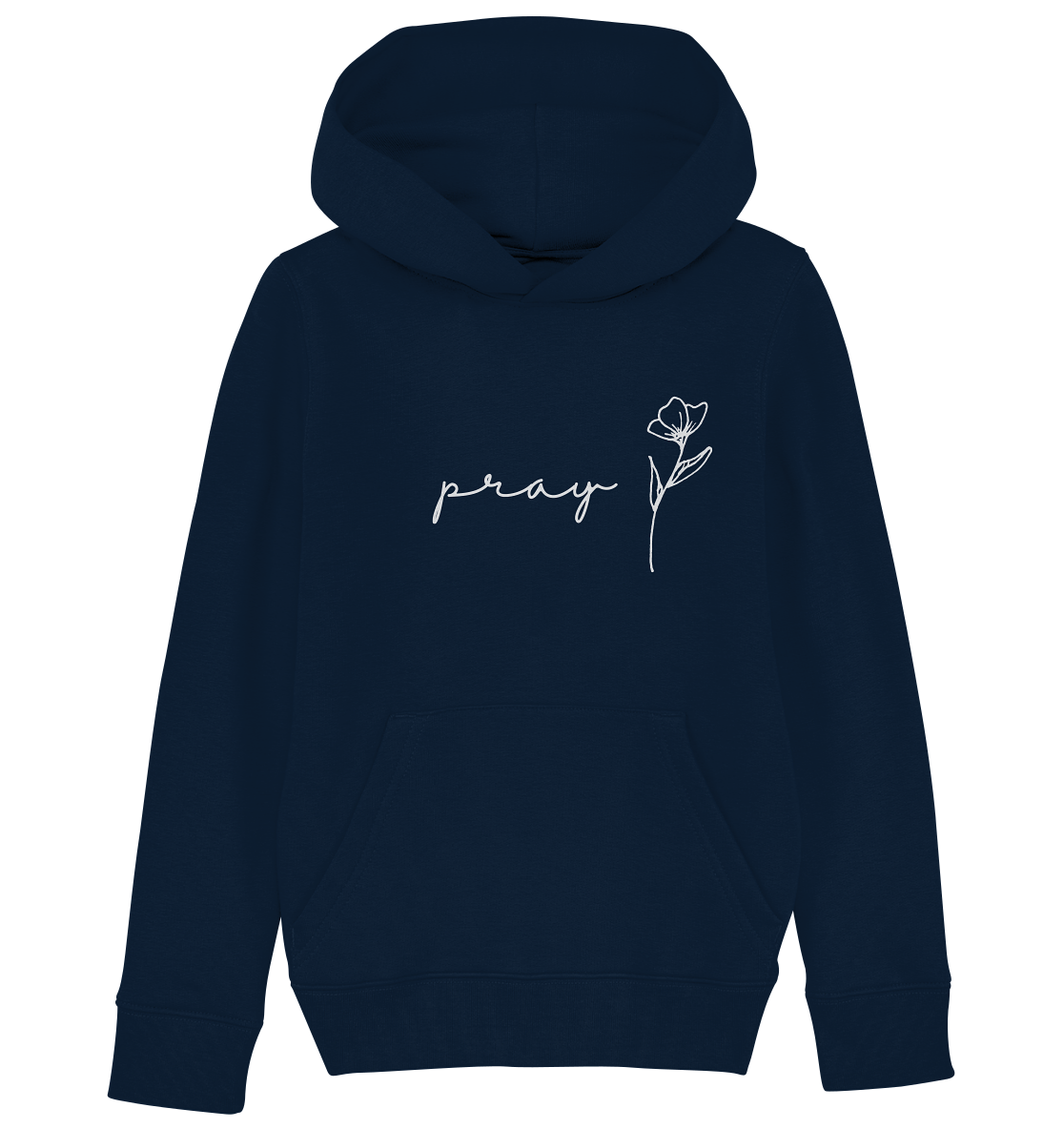 Pray - Kids Organic Hoodie - wertvoll und geliebt 
