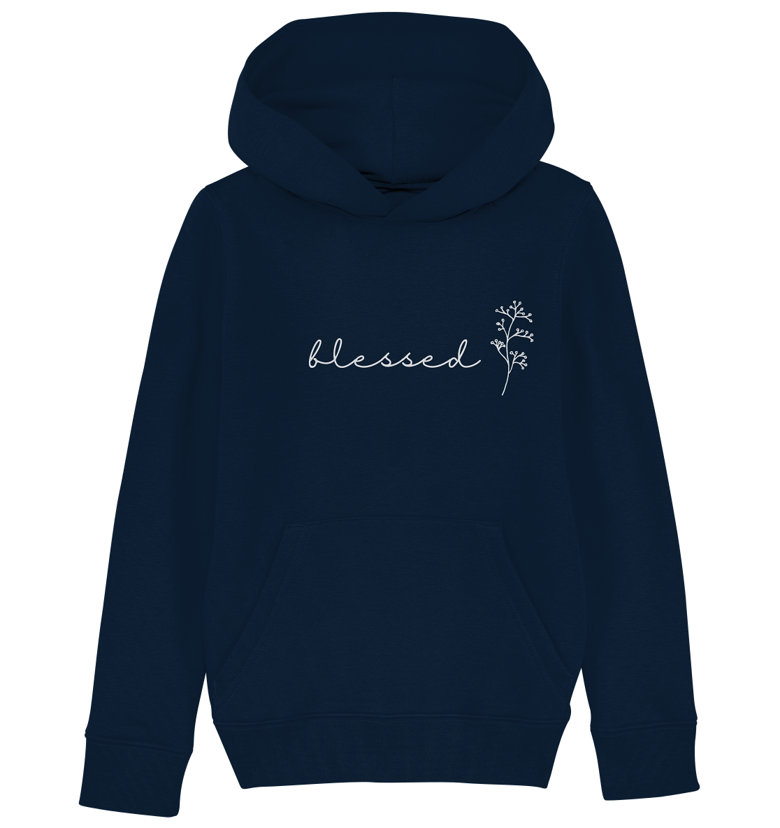 blessed - Kids Organic Hoodie - wertvoll und geliebt 
