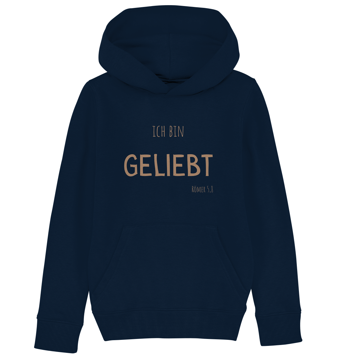 Geliebt - Kids Organic Hoodie - wertvoll und geliebt 