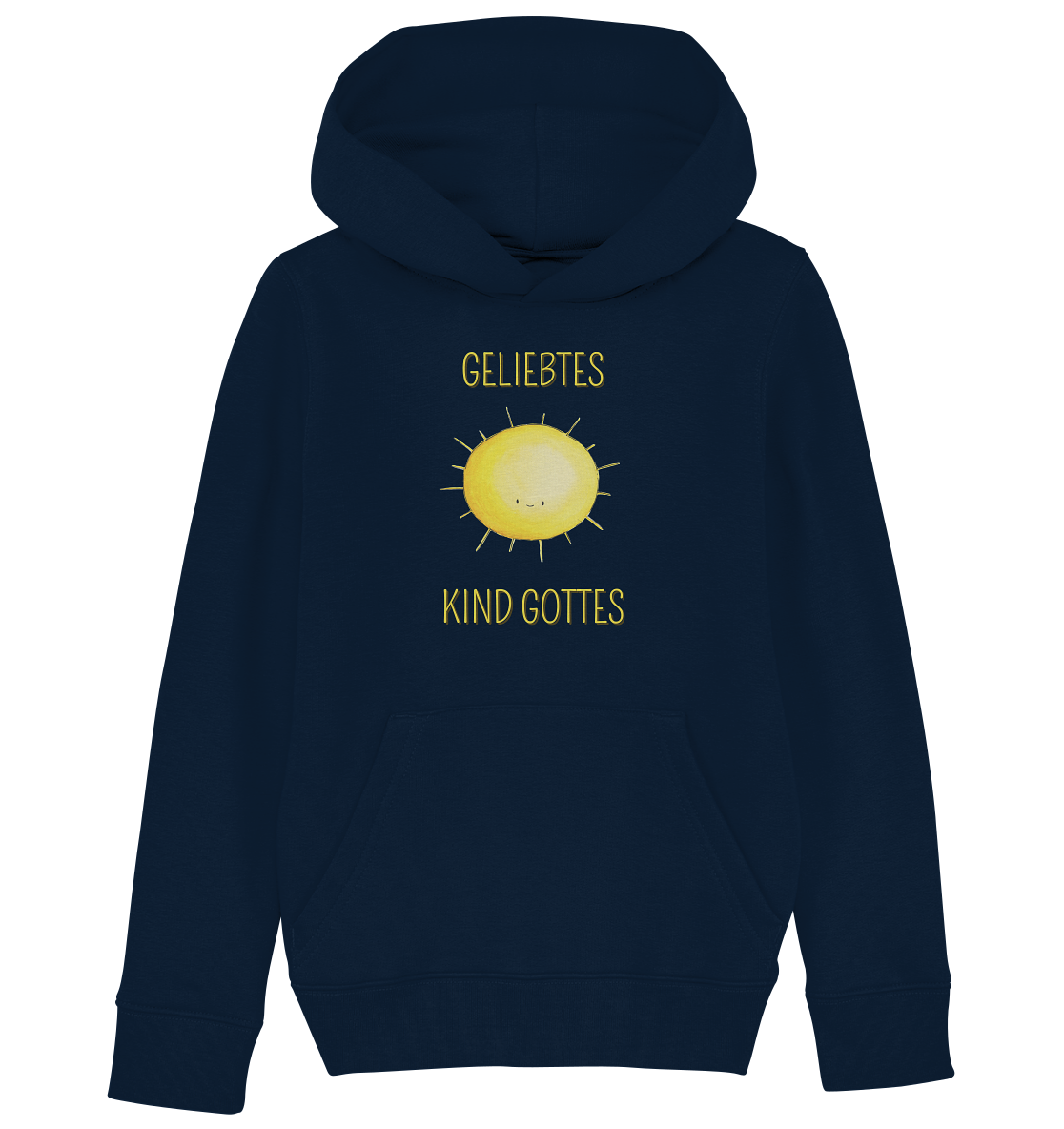 Geliebtes Kind Gottes - Kids Organic Hoodie - wertvoll und geliebt 