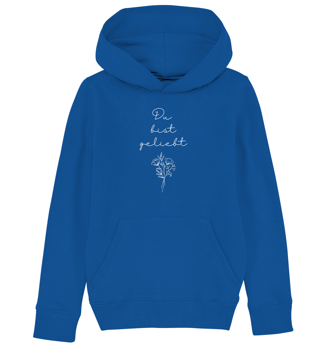 Du bist geliebt - Kids Organic Hoodie - wertvoll und geliebt 