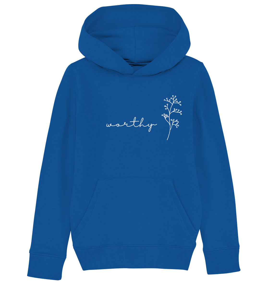 Worthy - Kids Organic Hoodie - wertvoll und geliebt 