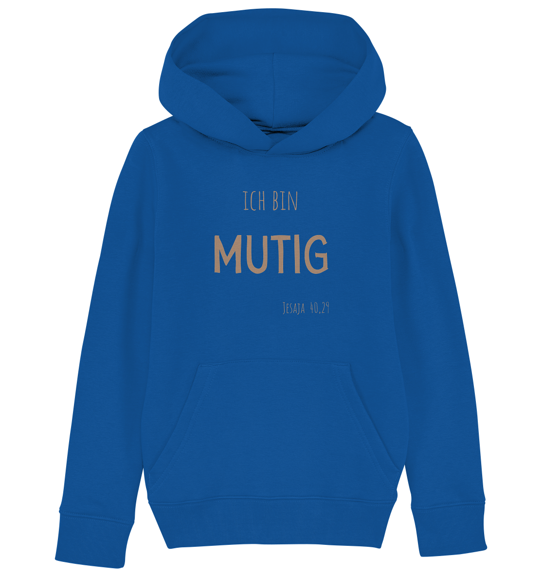 Mutig - Kids Organic Hoodie - wertvoll und geliebt 