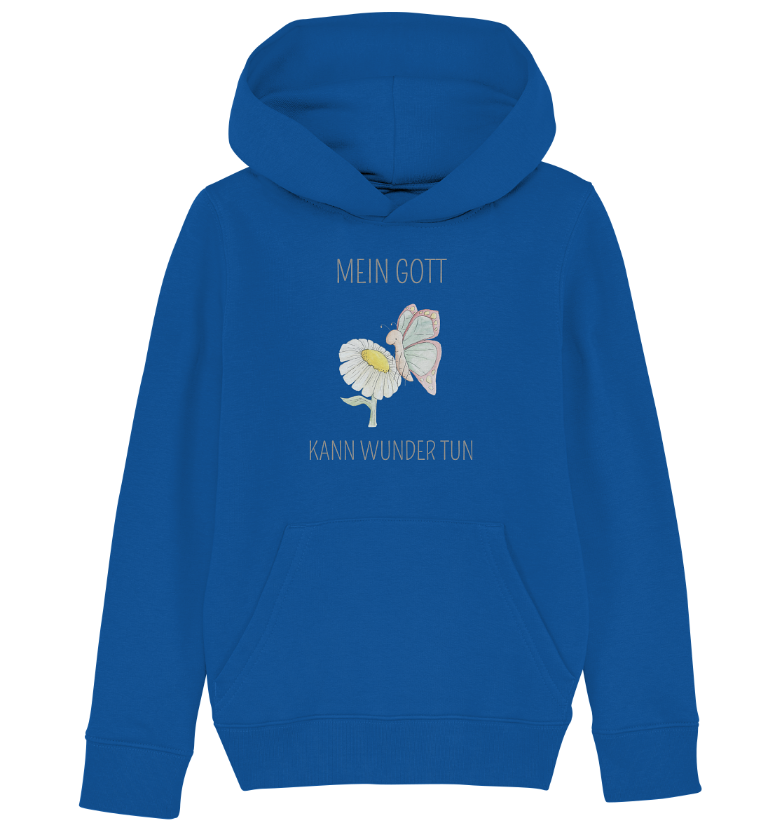 Mein Gott kann Wunder tun - Kids Organic Hoodie - wertvoll und geliebt 
