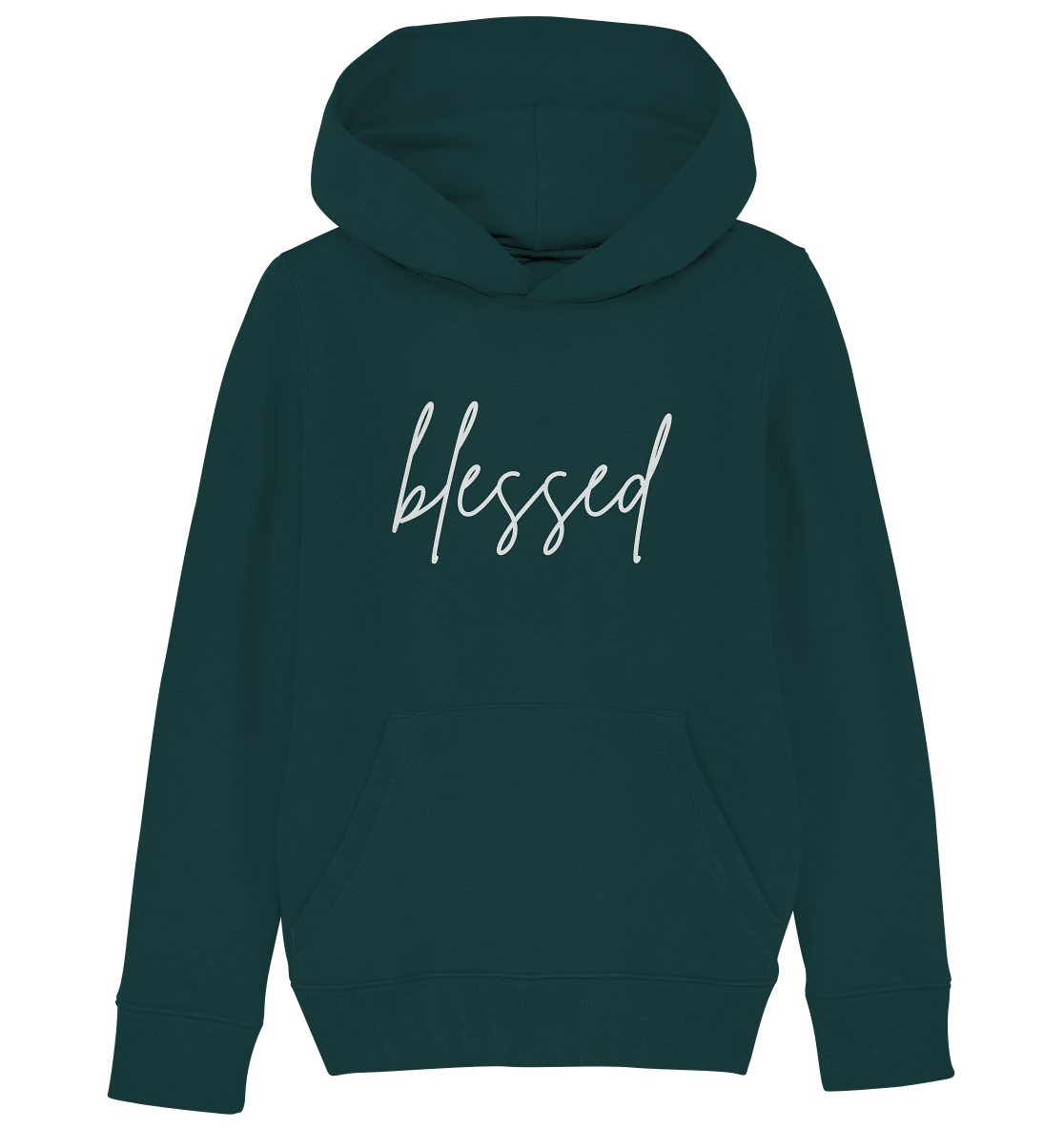 blessed - Kids Organic Hoodie - wertvoll und geliebt 