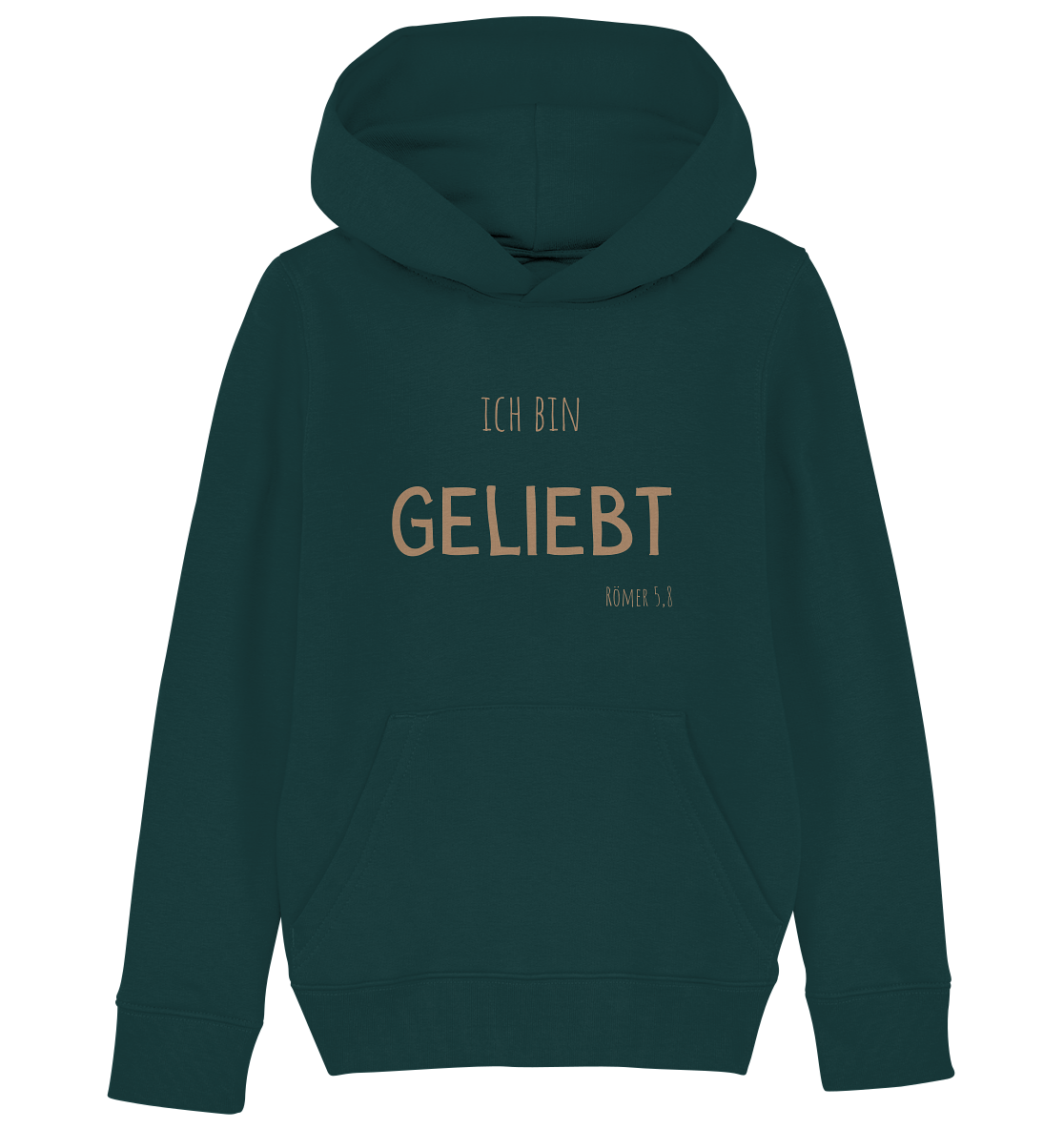 Geliebt - Kids Organic Hoodie - wertvoll und geliebt 