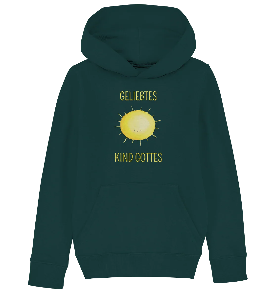 Geliebtes Kind Gottes - Kids Organic Hoodie - wertvoll und geliebt 