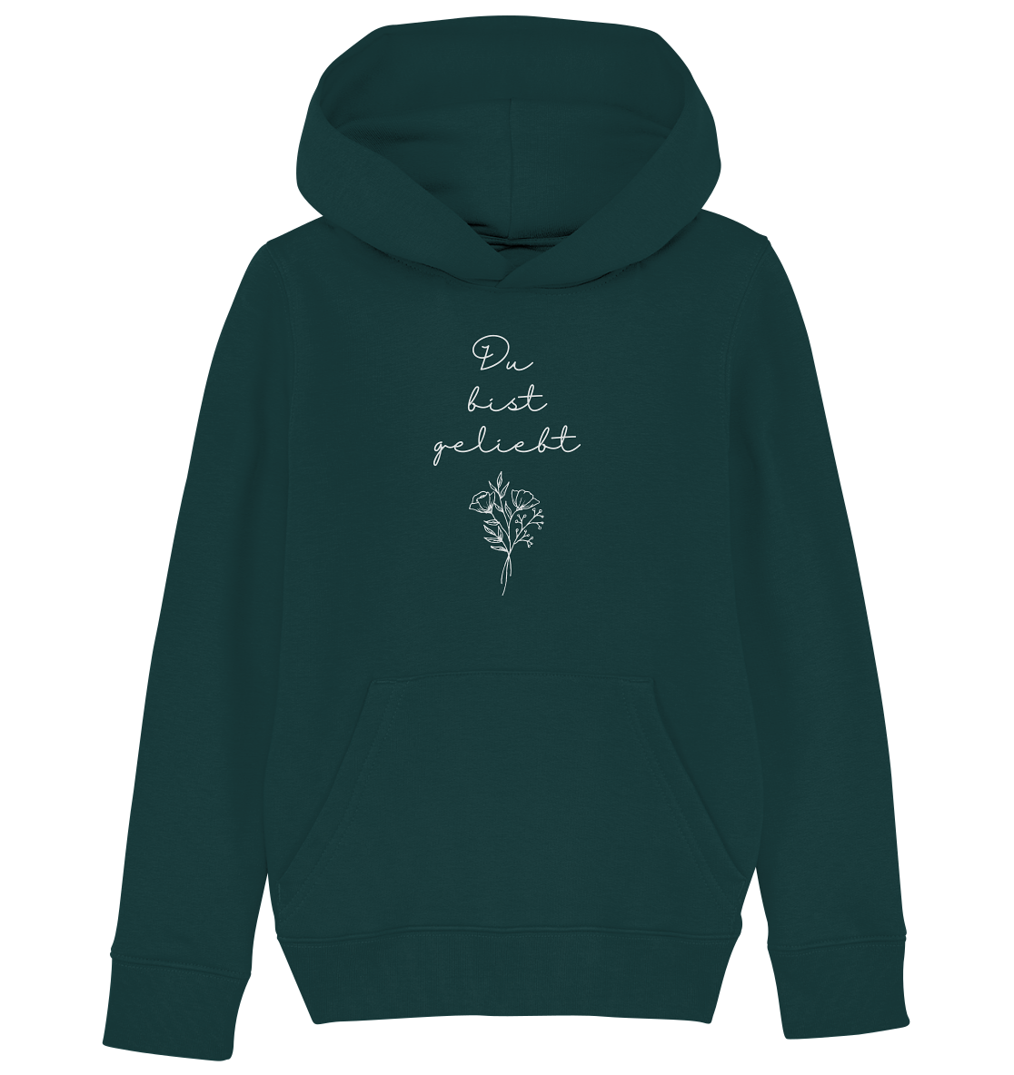 Du bist geliebt - Kids Organic Hoodie - wertvoll und geliebt 