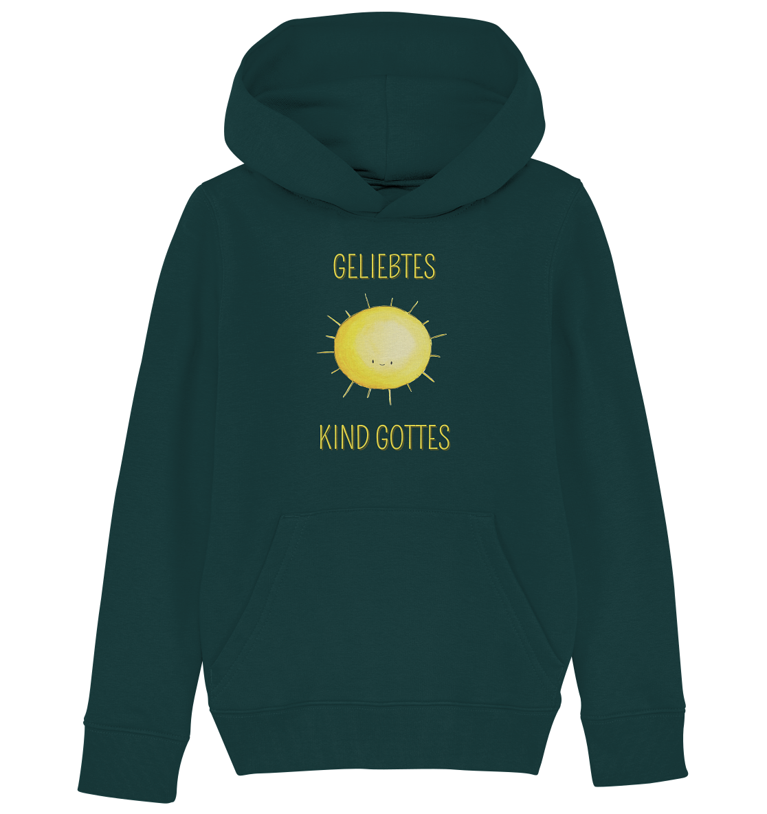 Geliebtes Kind Gottes - Kids Organic Hoodie - wertvoll und geliebt 
