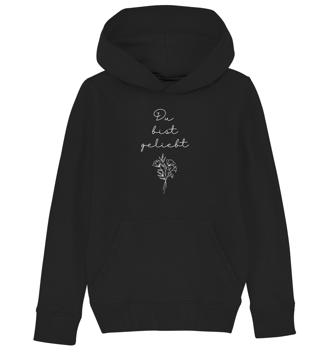 Du bist geliebt - Kids Organic Hoodie - wertvoll und geliebt 