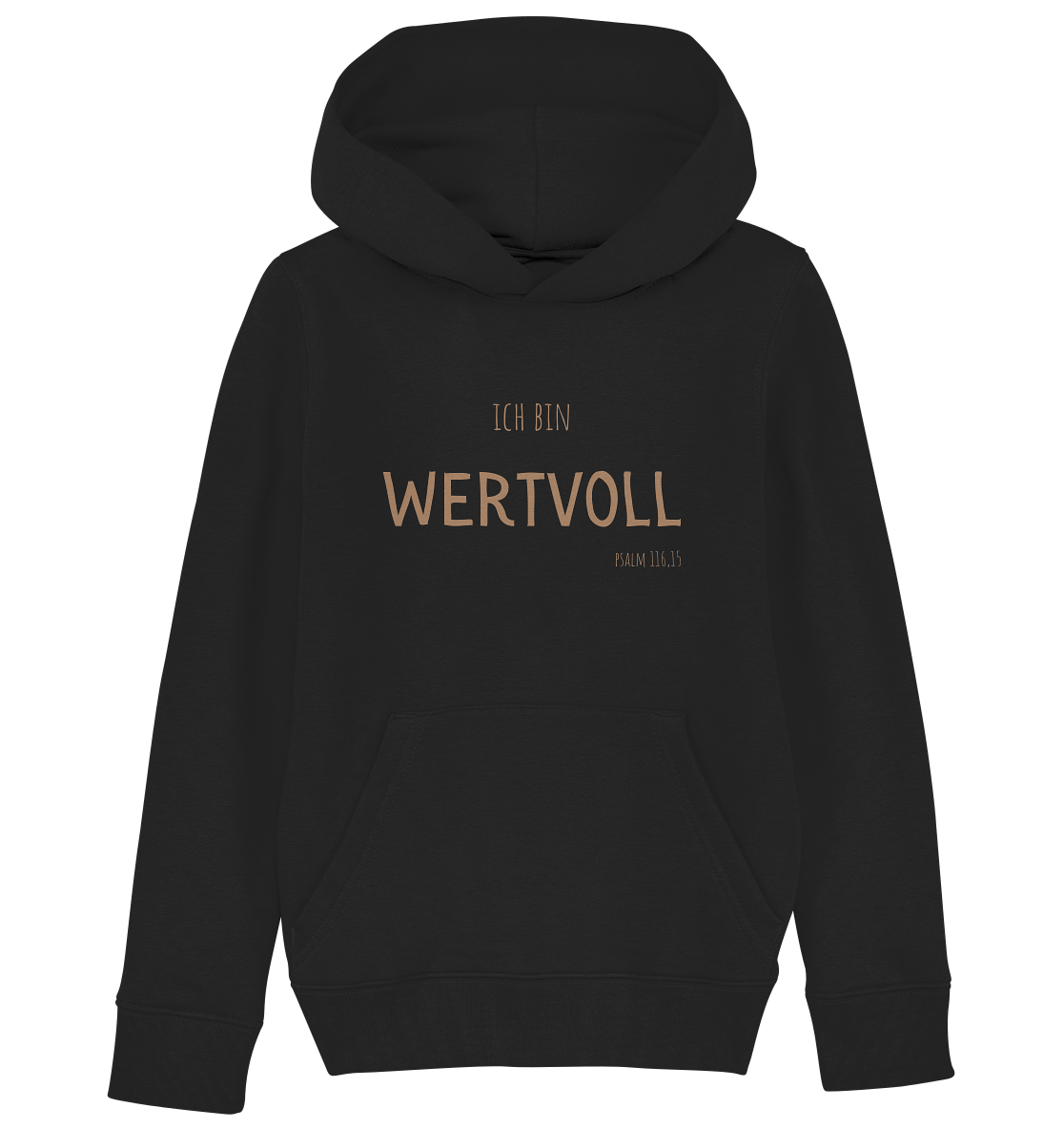 Wertvoll - Kids Organic Hoodie - wertvoll und geliebt 