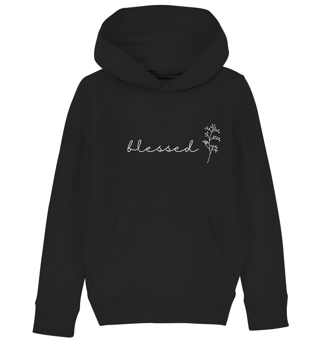 blessed - Kids Organic Hoodie - wertvoll und geliebt 