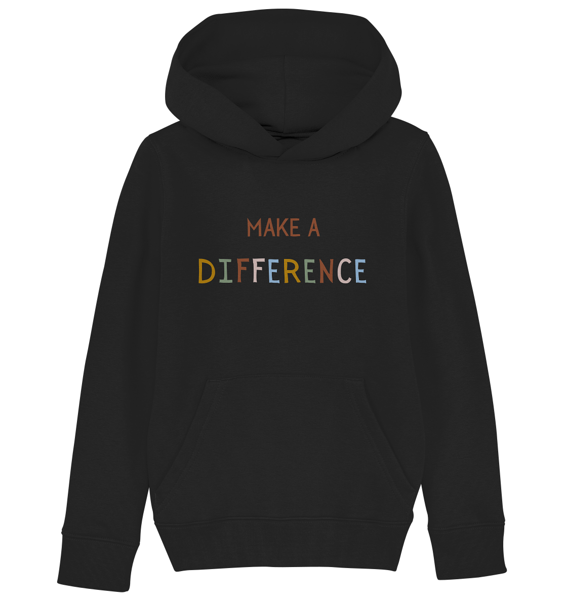 Make a difference - Kids Organic Hoodie - wertvoll und geliebt 