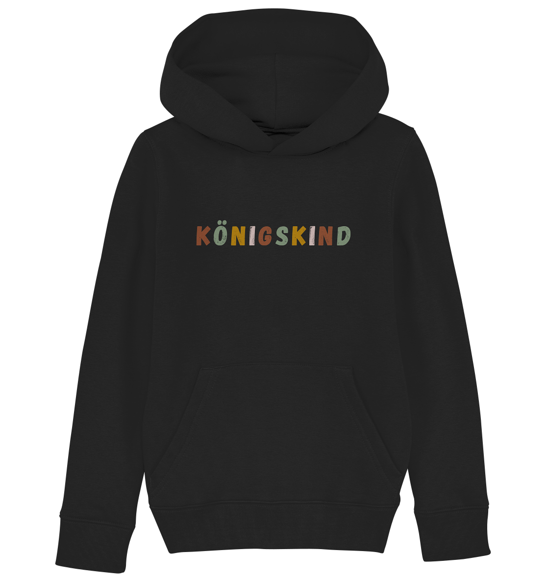 Königskind - Kids Organic Hoodie - wertvoll und geliebt 