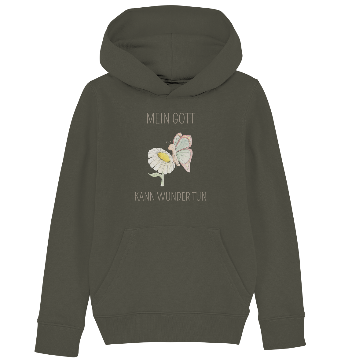 Mein Gott kann Wunder tun - Kids Organic Hoodie - wertvoll und geliebt 