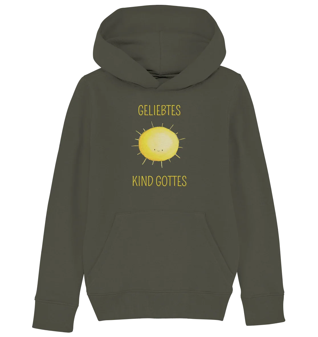 Geliebtes Kind Gottes - Kids Organic Hoodie - wertvoll und geliebt 