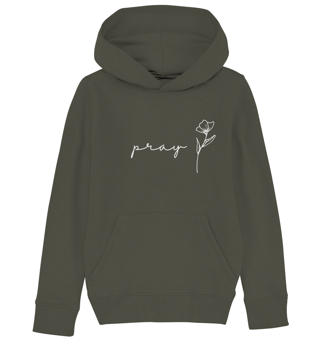 Pray - Kids Organic Hoodie - wertvoll und geliebt 