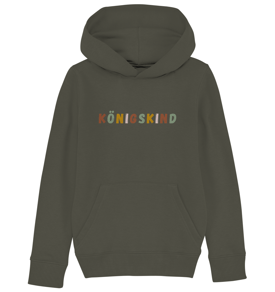 Königskind - Kids Organic Hoodie - wertvoll und geliebt 
