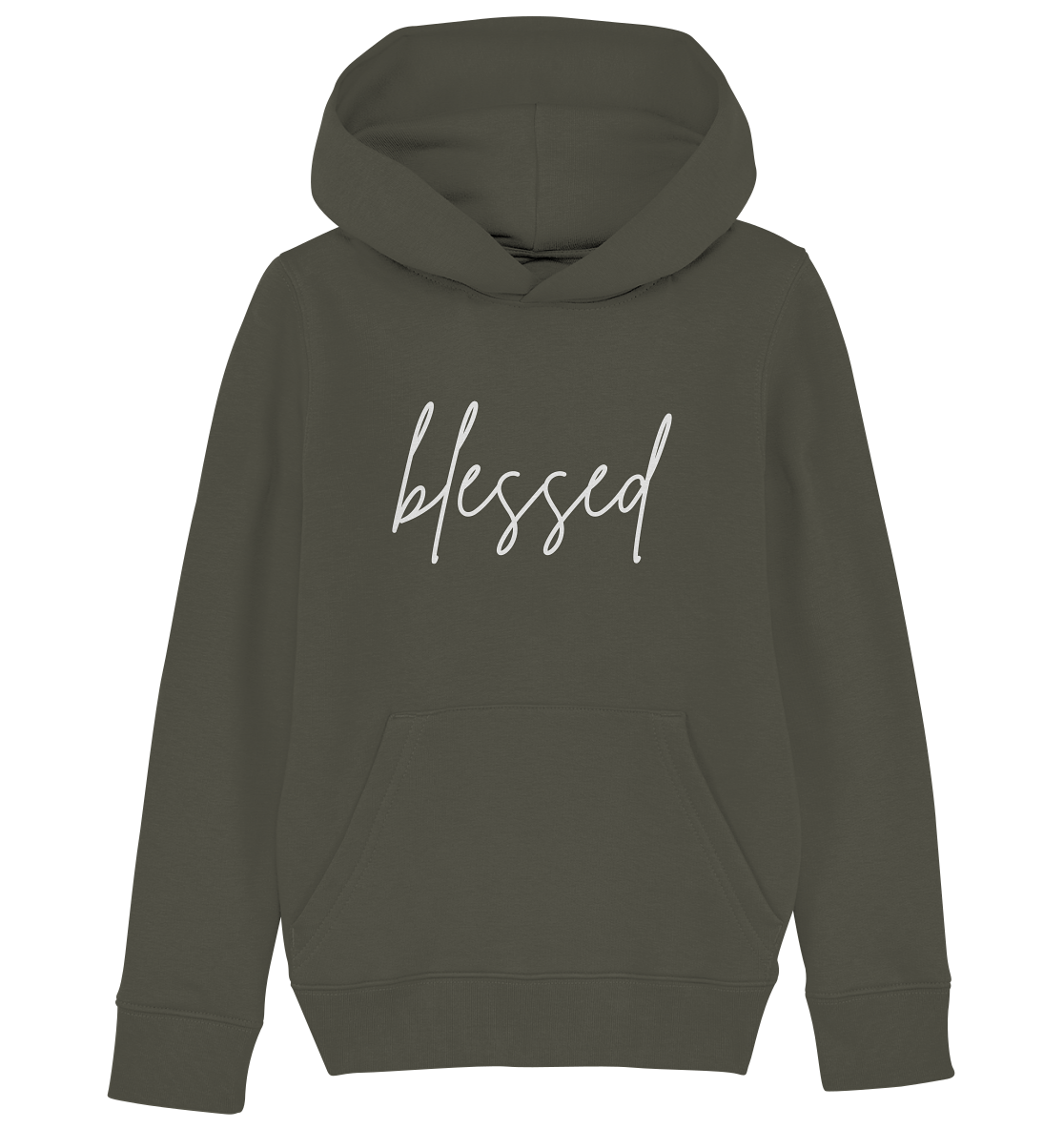 blessed - Kids Organic Hoodie - wertvoll und geliebt 