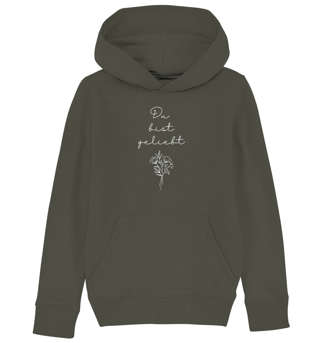 Du bist geliebt - Kids Organic Hoodie - wertvoll und geliebt 