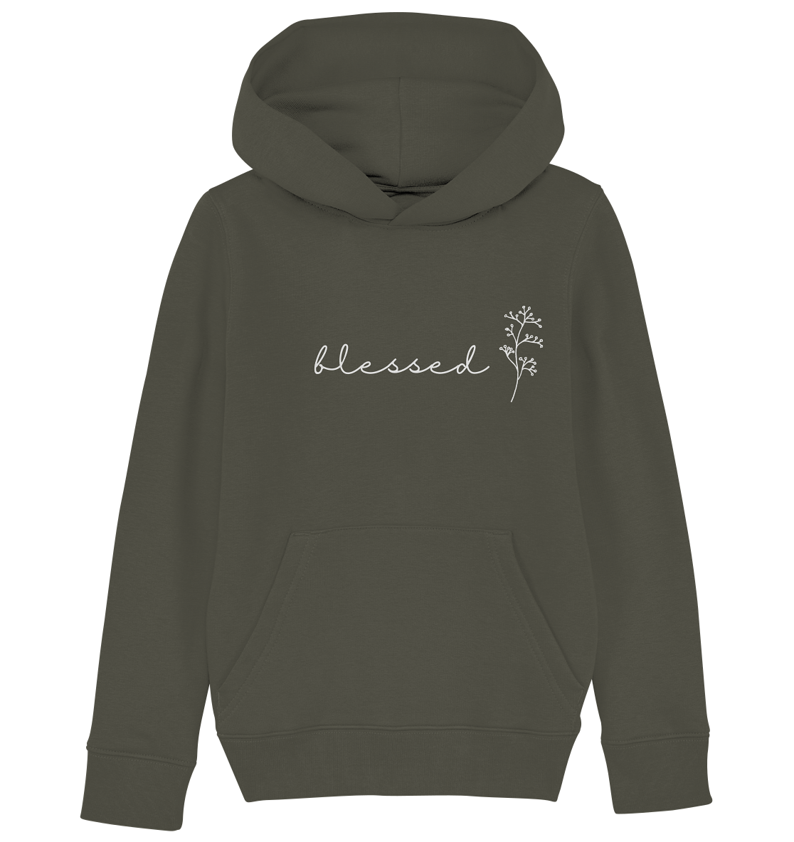 blessed - Kids Organic Hoodie - wertvoll und geliebt 