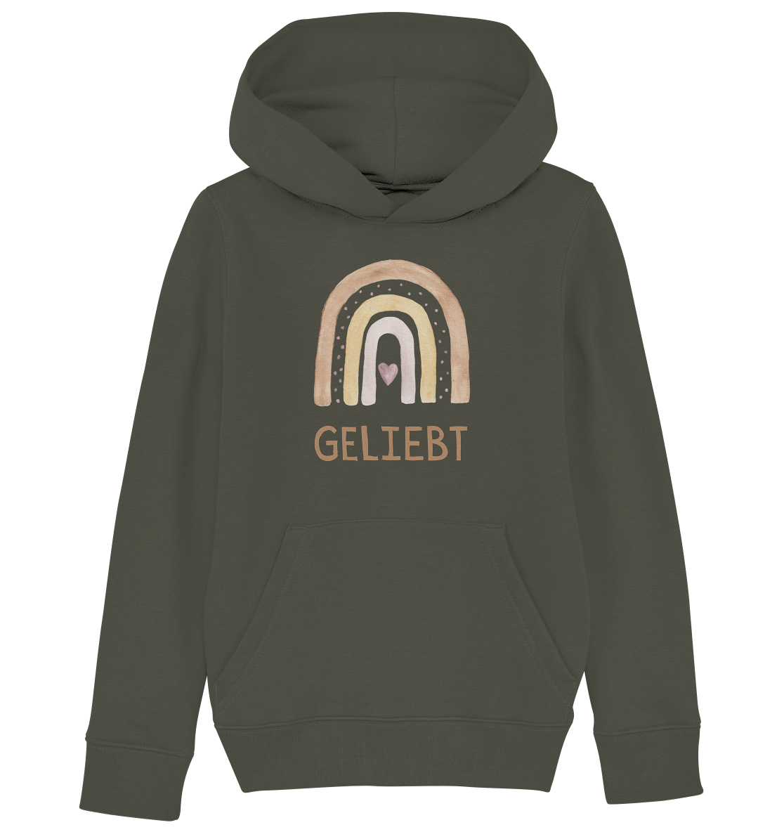 Geliebt Mädchen - Kids Organic Hoodie - wertvoll und geliebt 