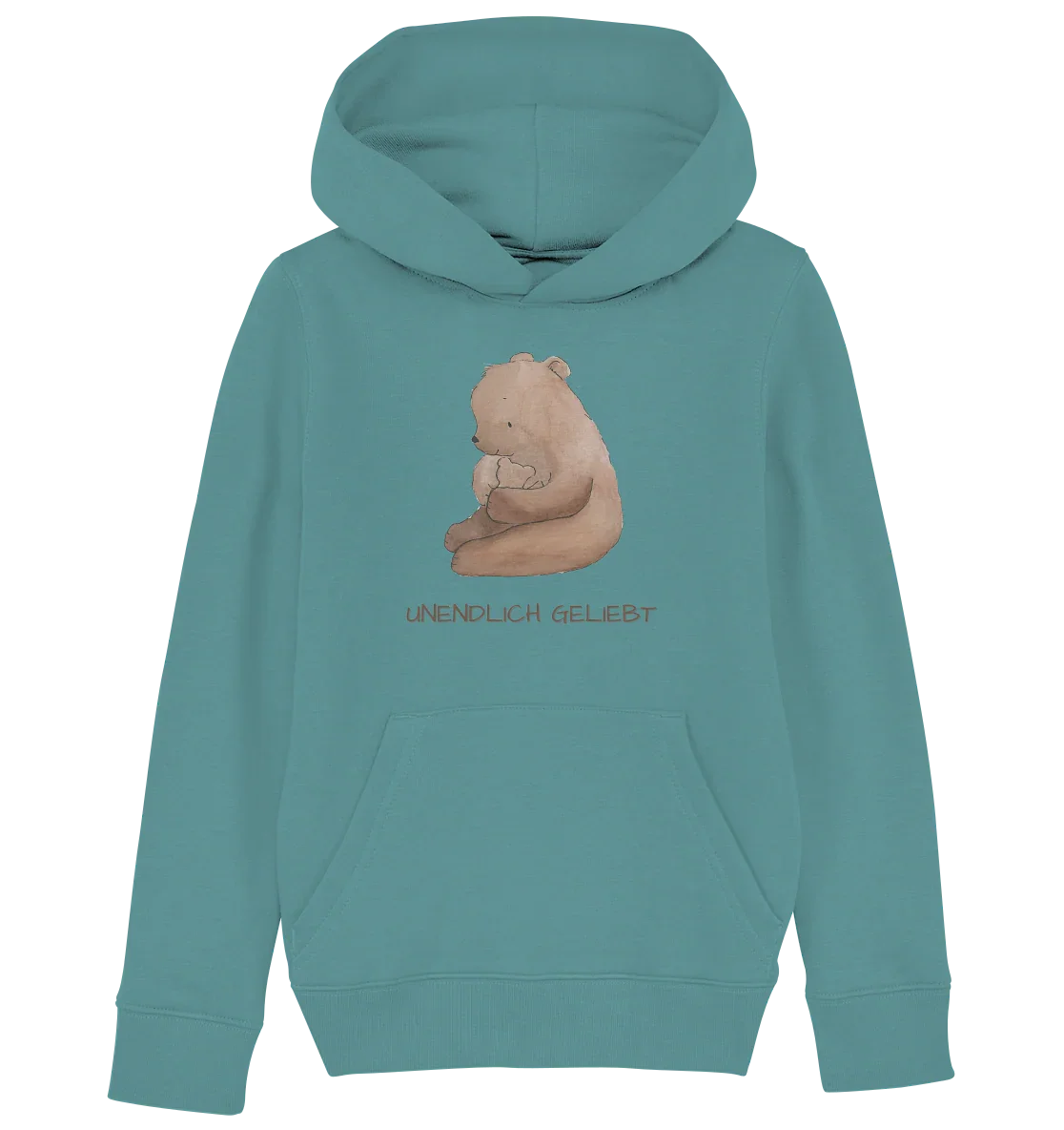 Unendlich geliebt - Kids Organic Hoodie - wertvoll und geliebt 