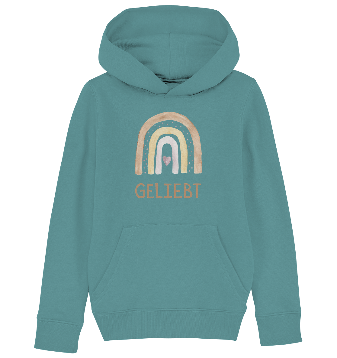 Geliebt Mädchen - Kids Organic Hoodie - wertvoll und geliebt 