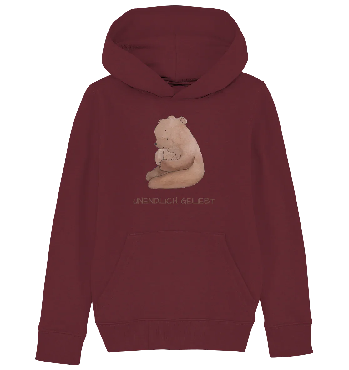 Unendlich geliebt - Kids Organic Hoodie - wertvoll und geliebt 
