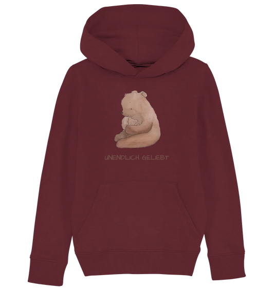 Unendlich geliebt - Kids Organic Hoodie - wertvoll und geliebt 