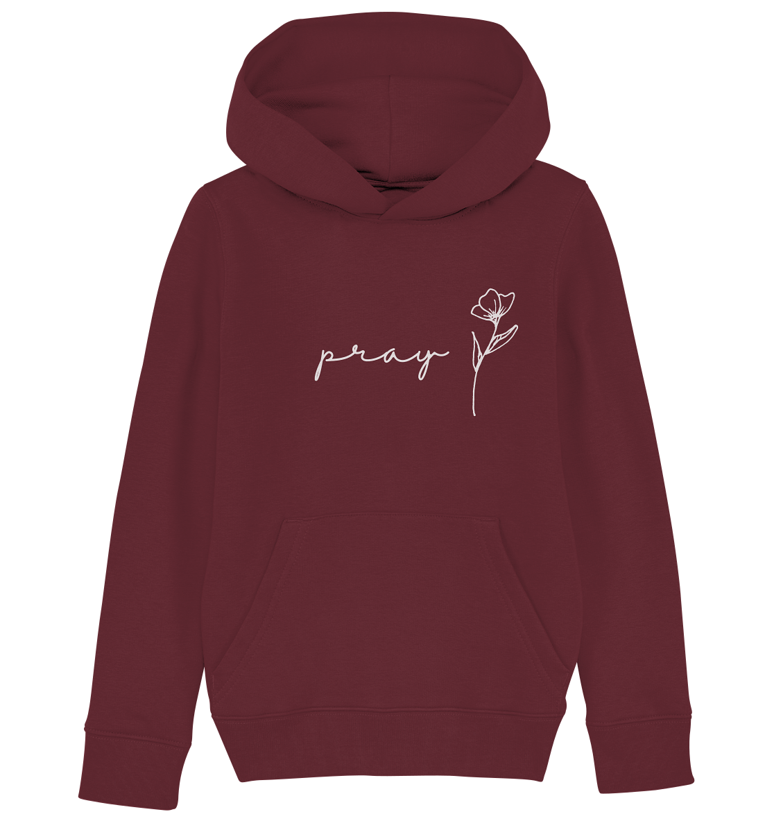 Pray - Kids Organic Hoodie - wertvoll und geliebt 