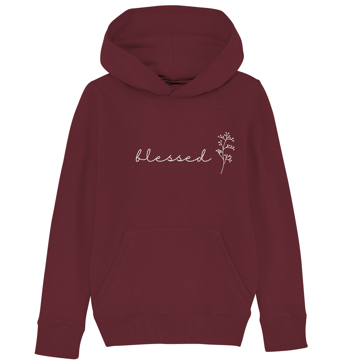 blessed - Kids Organic Hoodie - wertvoll und geliebt 