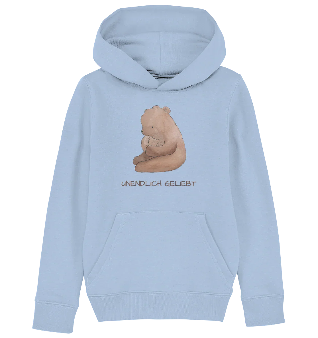 Unendlich geliebt - Kids Organic Hoodie - wertvoll und geliebt 