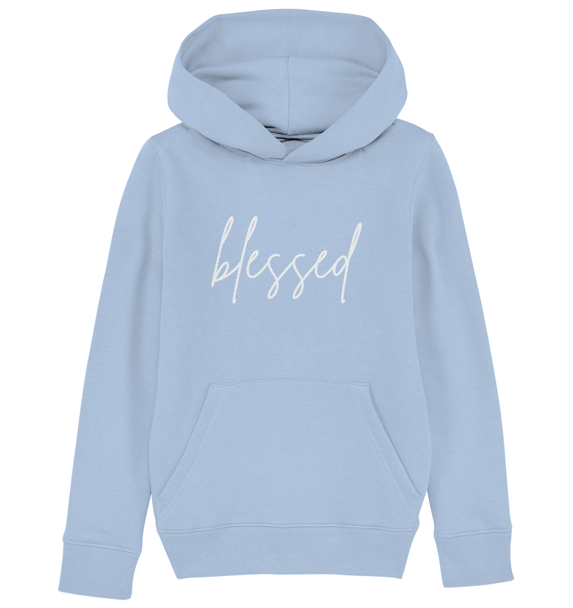 blessed - Kids Organic Hoodie - wertvoll und geliebt 