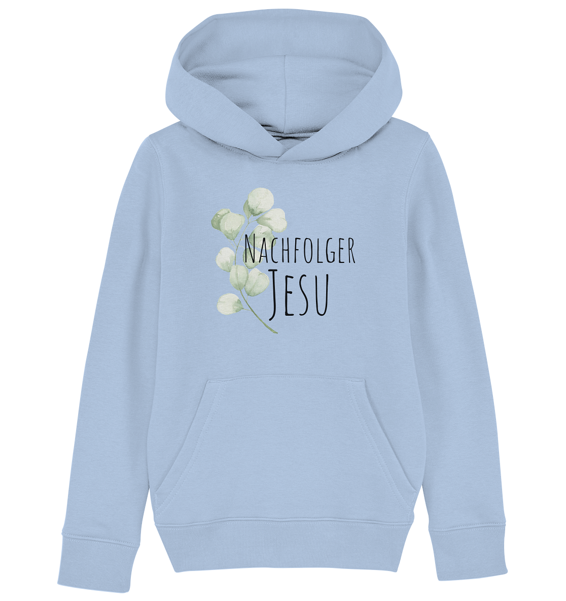 Nachfolger Jesu - Kids Organic Hoodie - wertvoll und geliebt 