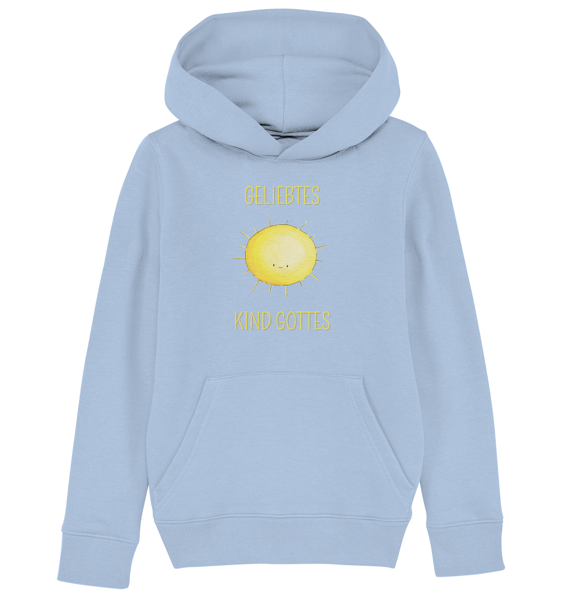 Geliebtes Kind Gottes - Kids Organic Hoodie - wertvoll und geliebt 