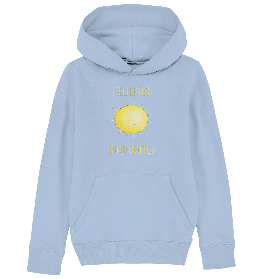 Geliebtes Kind Gottes - Kids Organic Hoodie - wertvoll und geliebt 