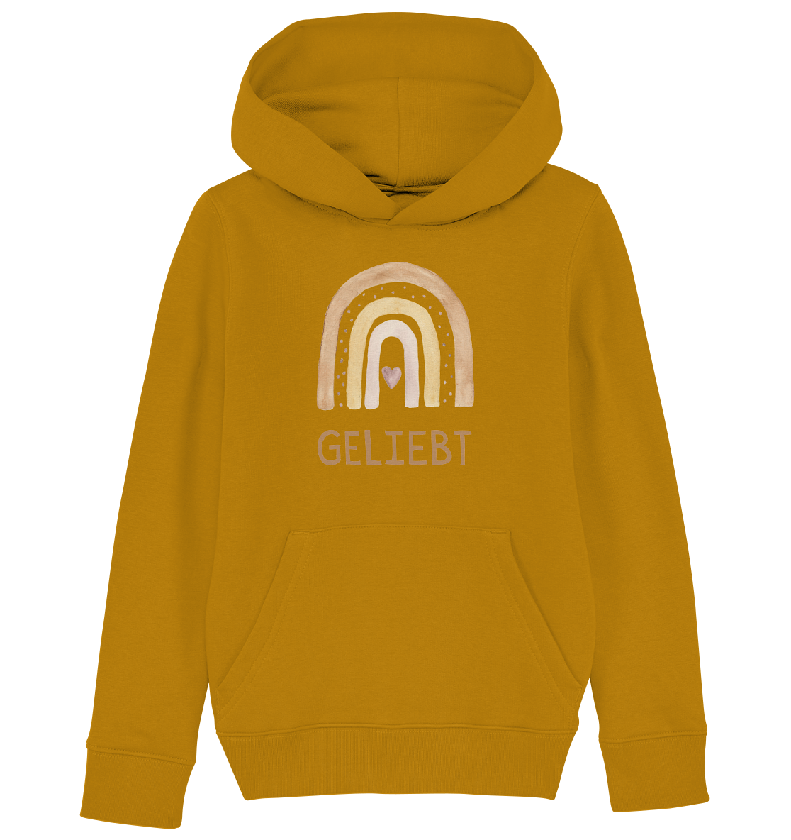 Geliebt Mädchen - Kids Organic Hoodie - wertvoll und geliebt 