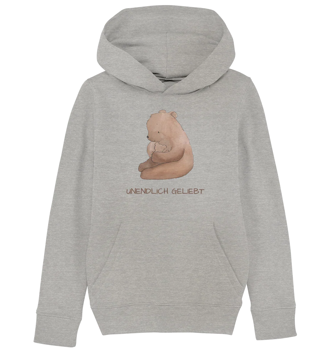 Unendlich geliebt - Kids Organic Hoodie - wertvoll und geliebt 
