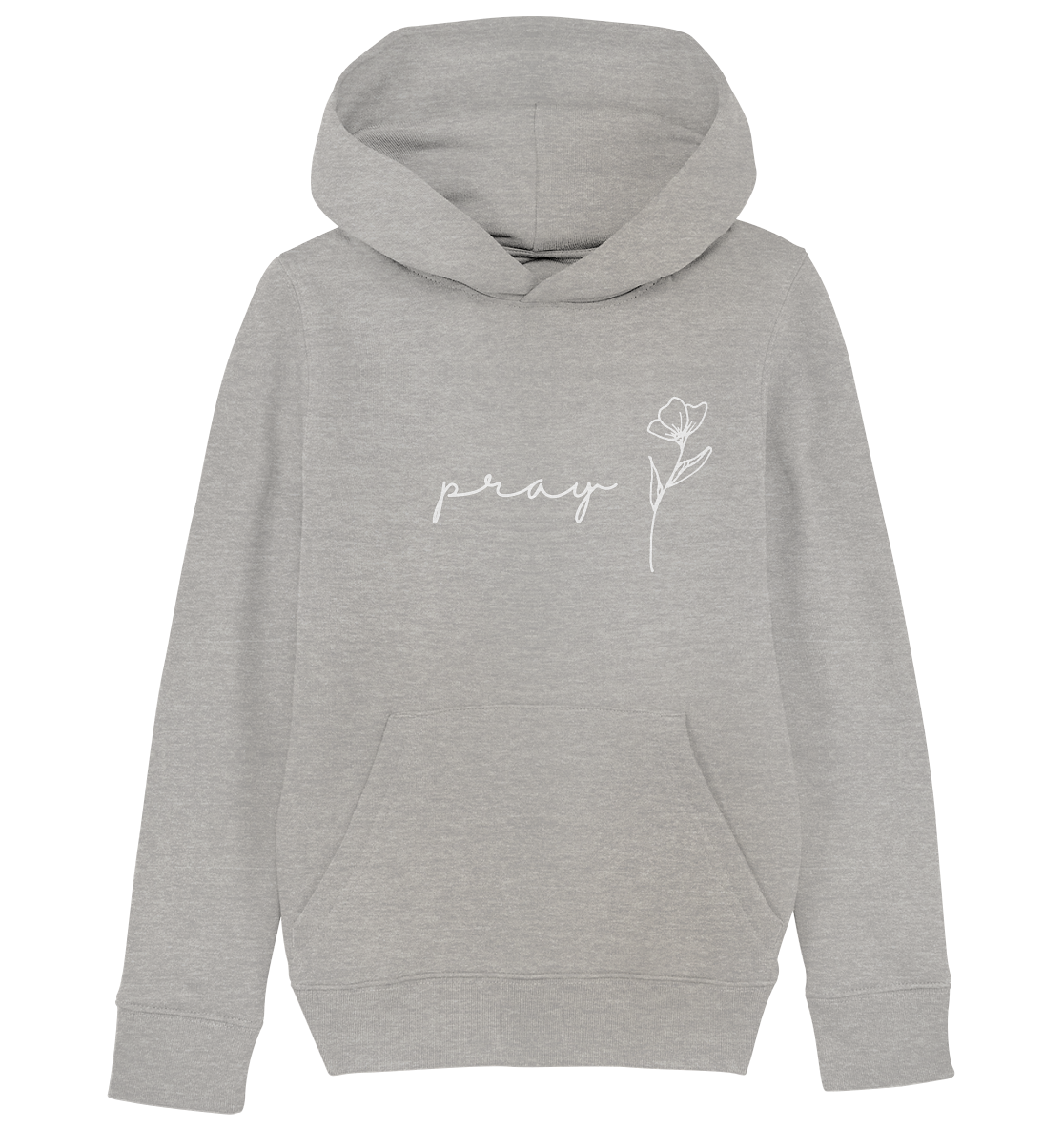 Pray - Kids Organic Hoodie - wertvoll und geliebt 