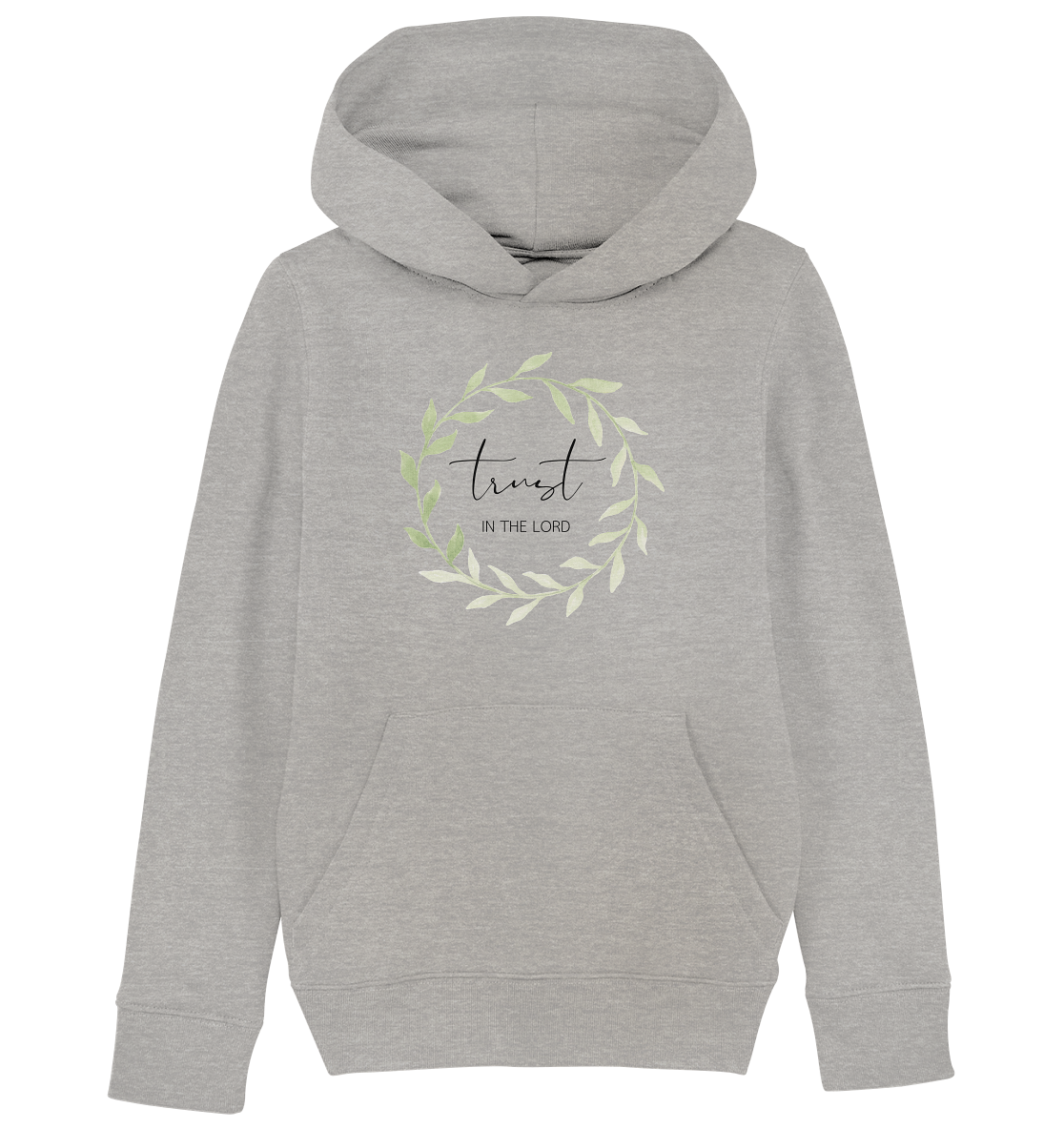trust - Kids Organic Hoodie - wertvoll und geliebt 