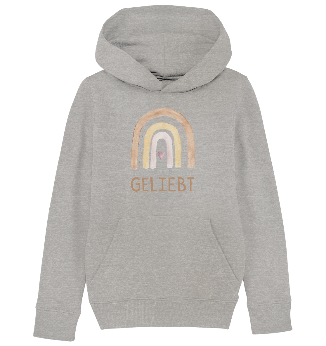 Geliebt Mädchen - Kids Organic Hoodie - wertvoll und geliebt 