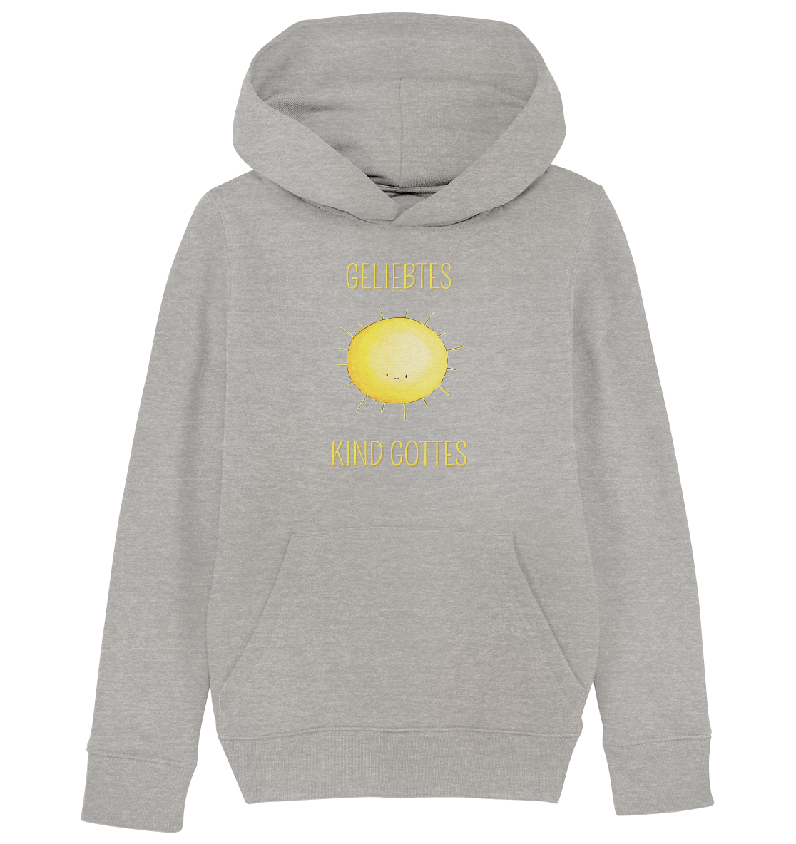 Geliebtes Kind Gottes - Kids Organic Hoodie - wertvoll und geliebt 