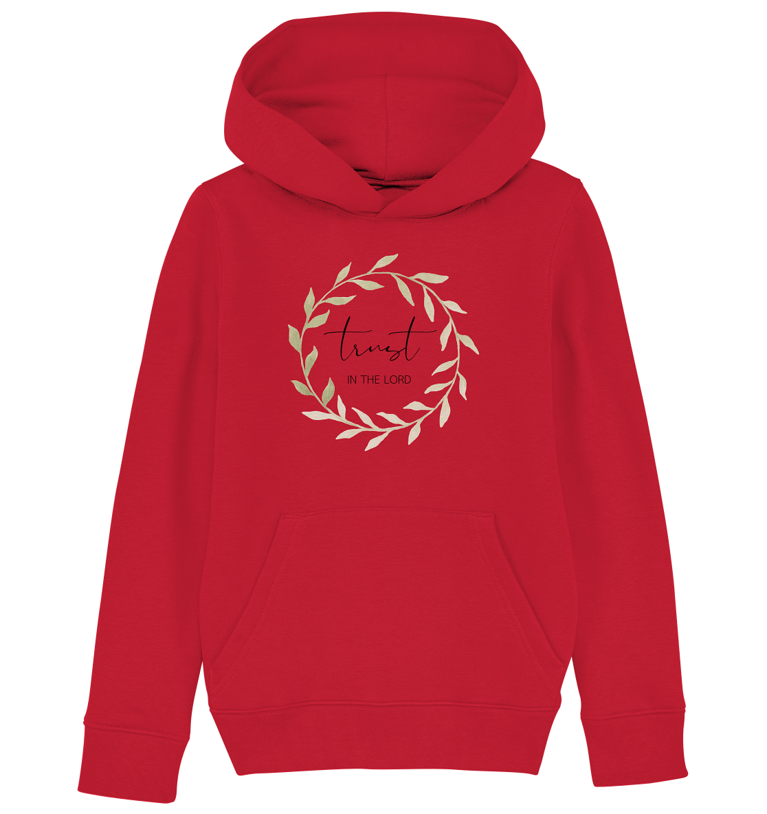 trust - Kids Organic Hoodie - wertvoll und geliebt 
