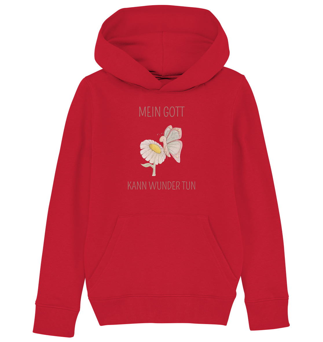 Mein Gott kann Wunder tun - Kids Organic Hoodie - wertvoll und geliebt 